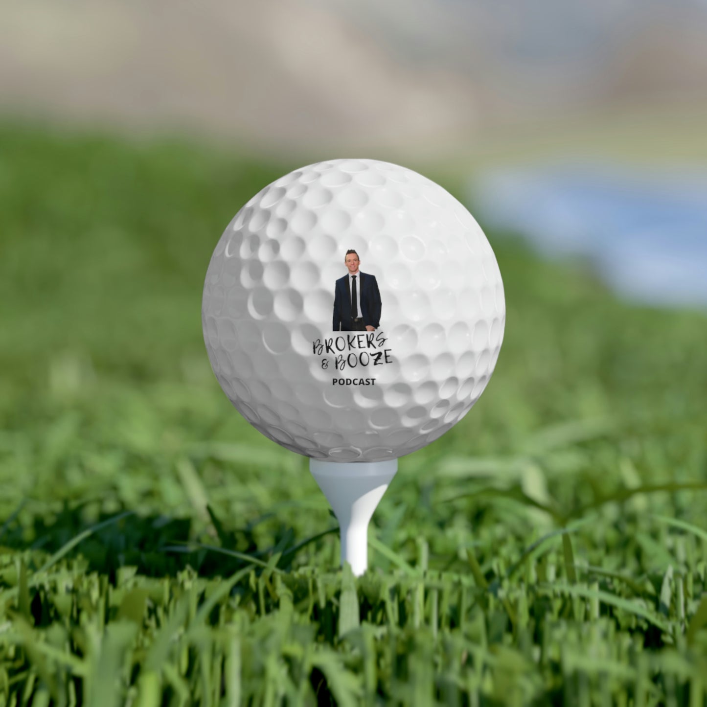 Brokers and Booze Chris Edition Golf Balls, 6pcs