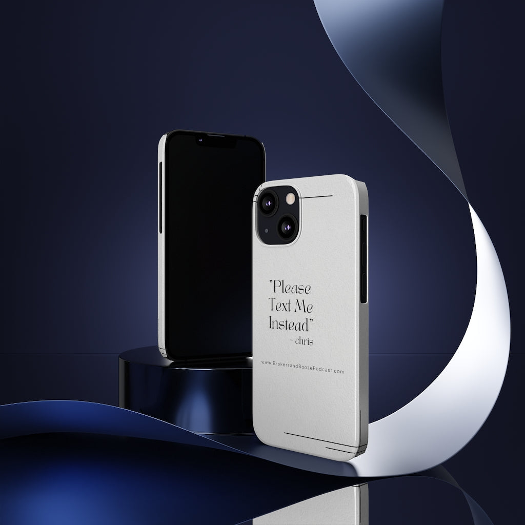 Brokers & Booze Quotes Series Barely There Phone Cases
