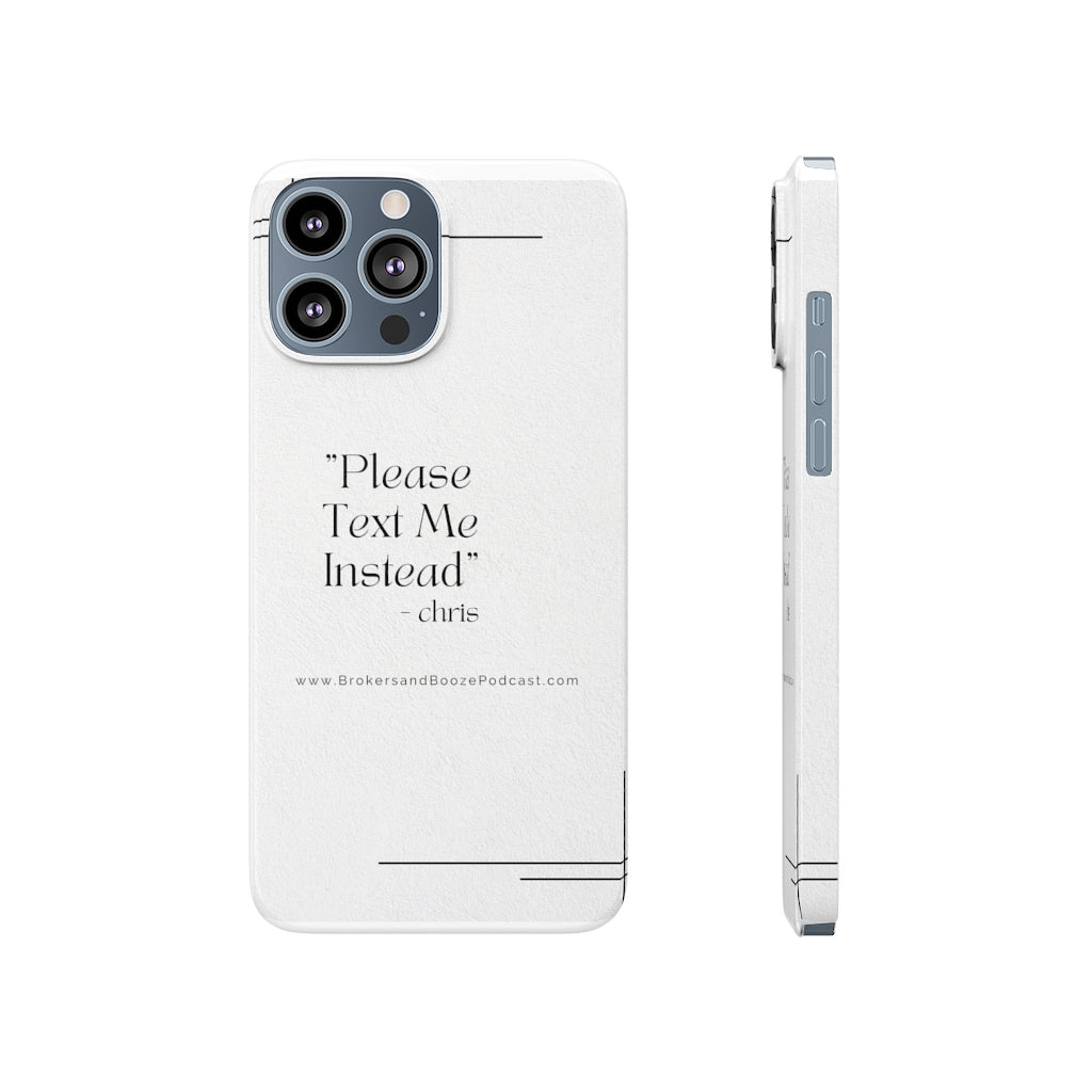 Brokers & Booze Quotes Series Barely There Phone Cases