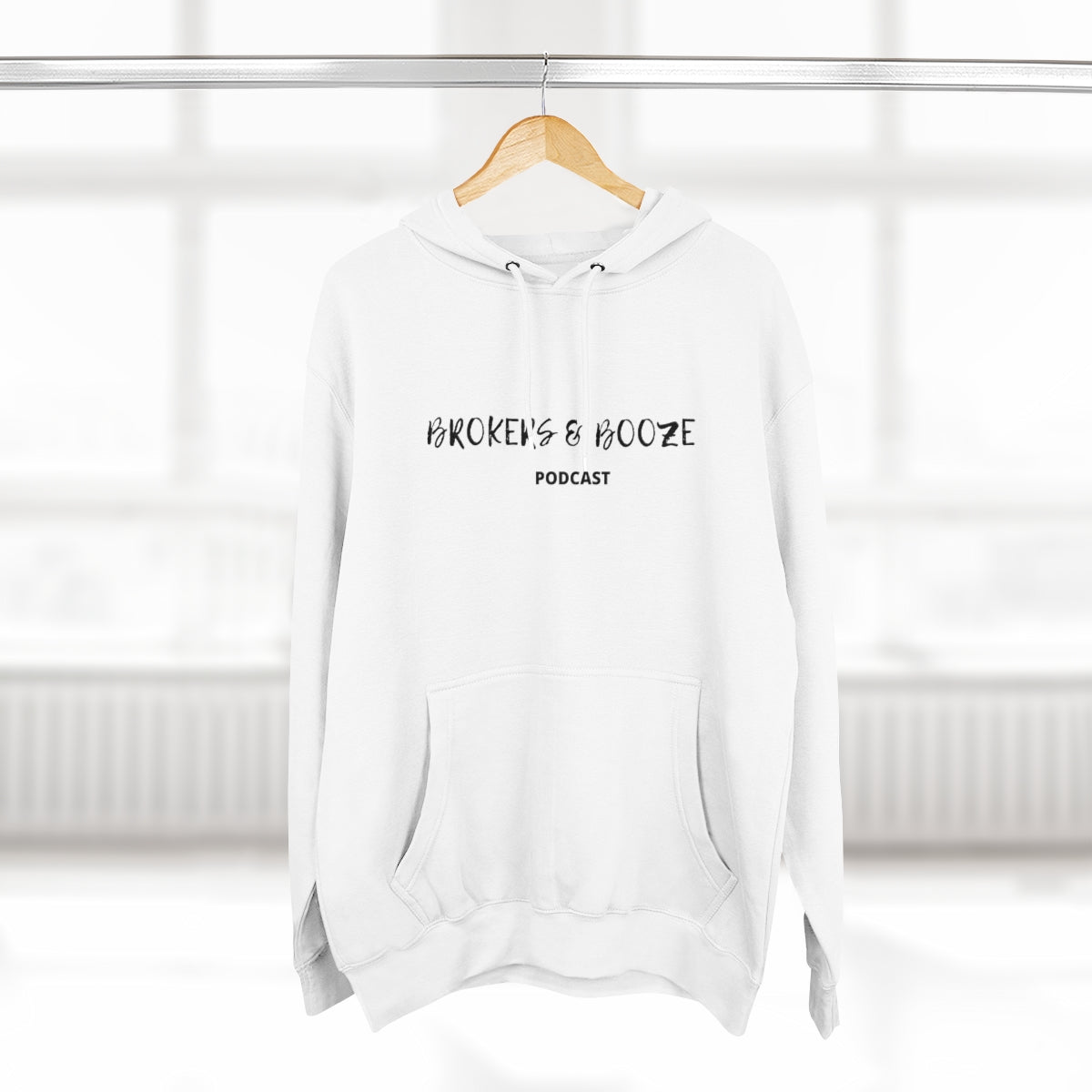 Brokers and Booze Quotes Unisex Premium Pullover Hoodie