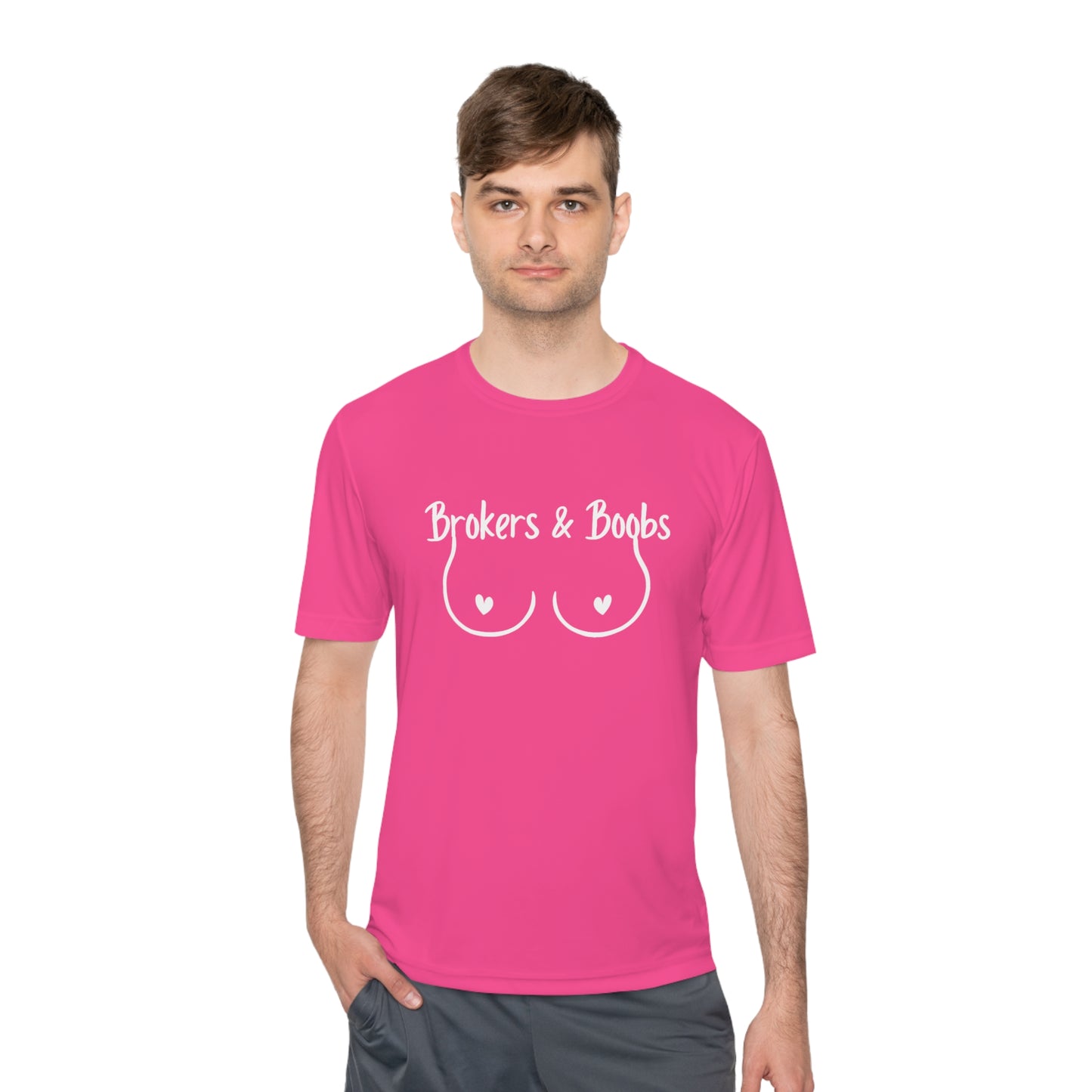 Brokers & Boobs Breast Cancer Awareness Tshirt