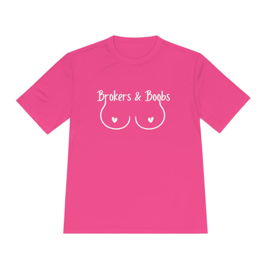 Brokers & Boobs Breast Cancer Awareness Tshirt