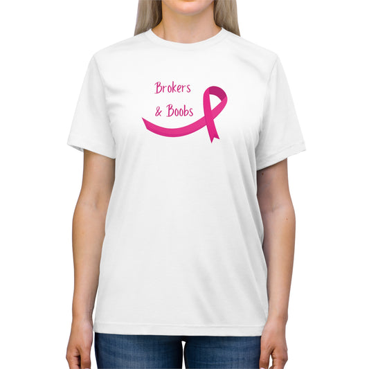 Brokers & Boobs Breast Cancer Awareness Tee