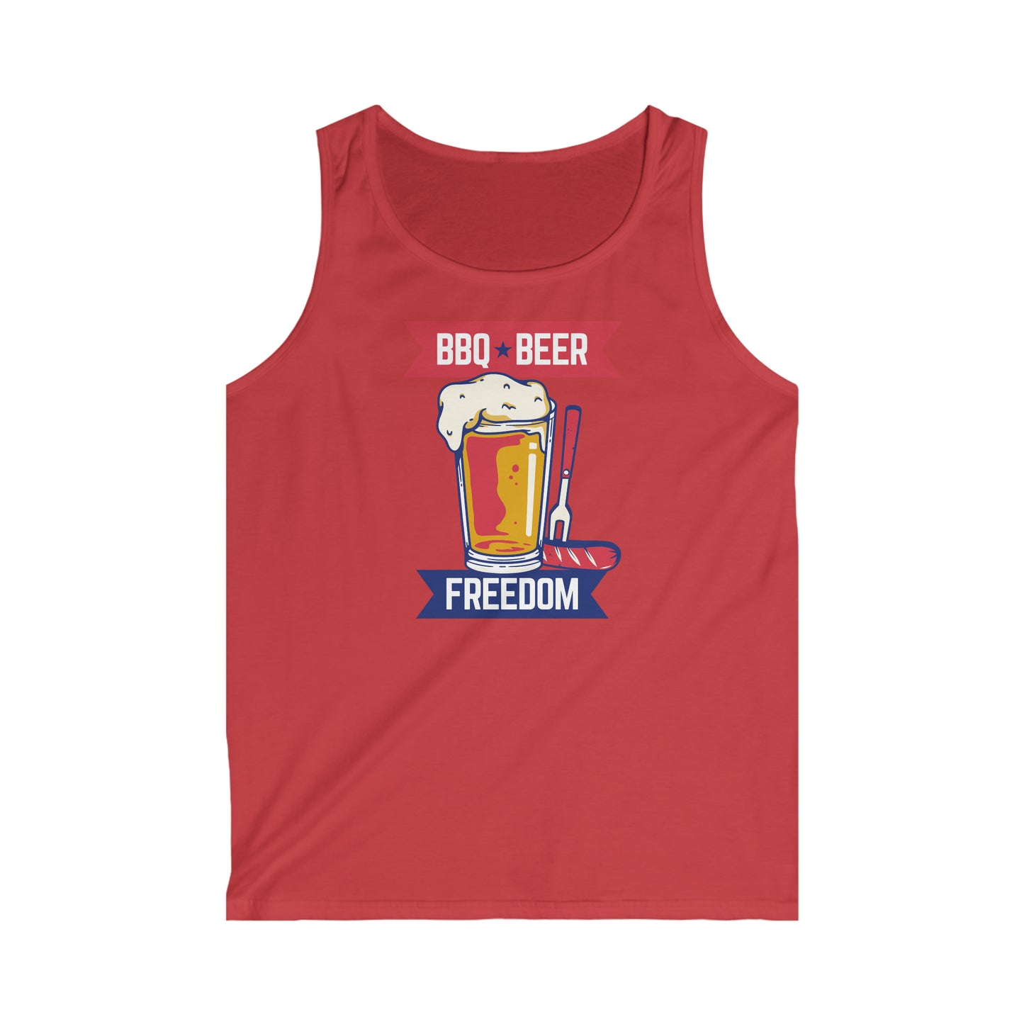 BBQ Beer & Freedom Tank Top