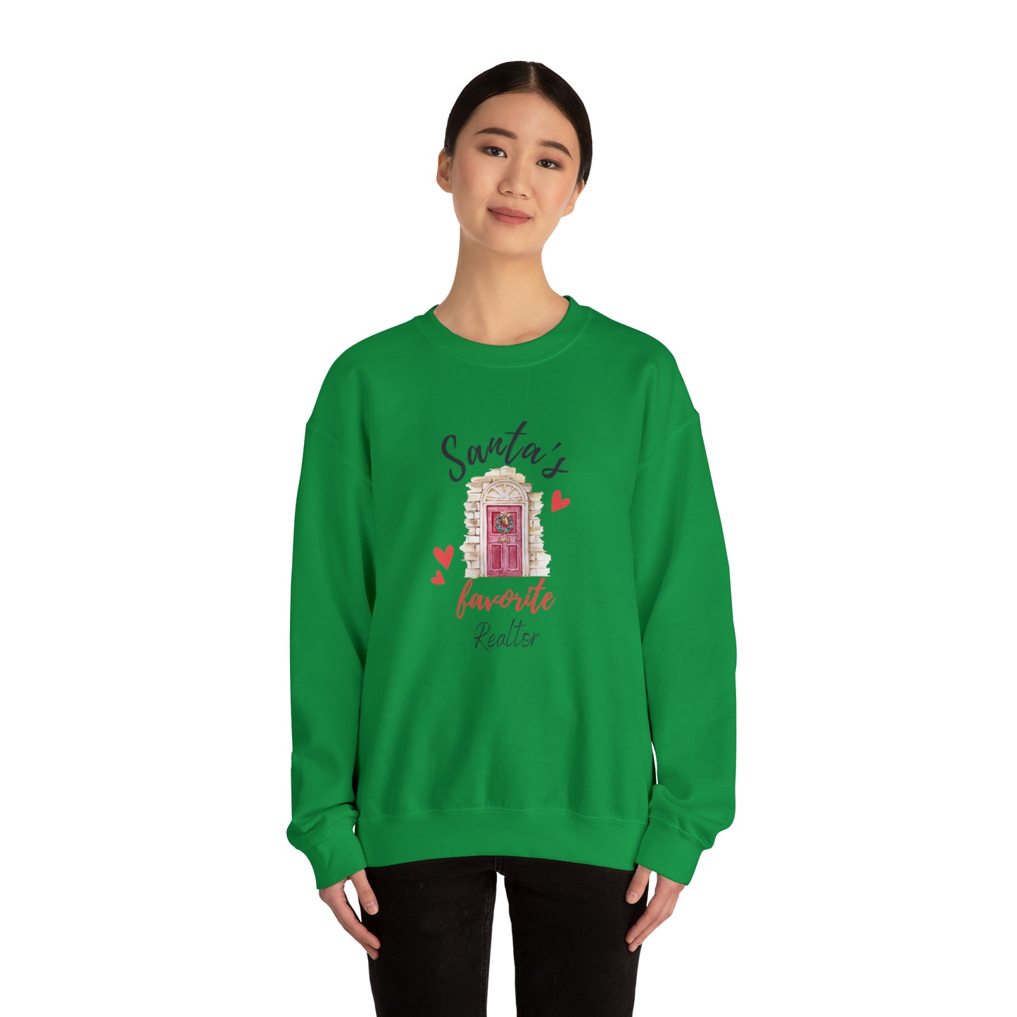 Santa's Favorite Realtor Crewneck Sweatshirt