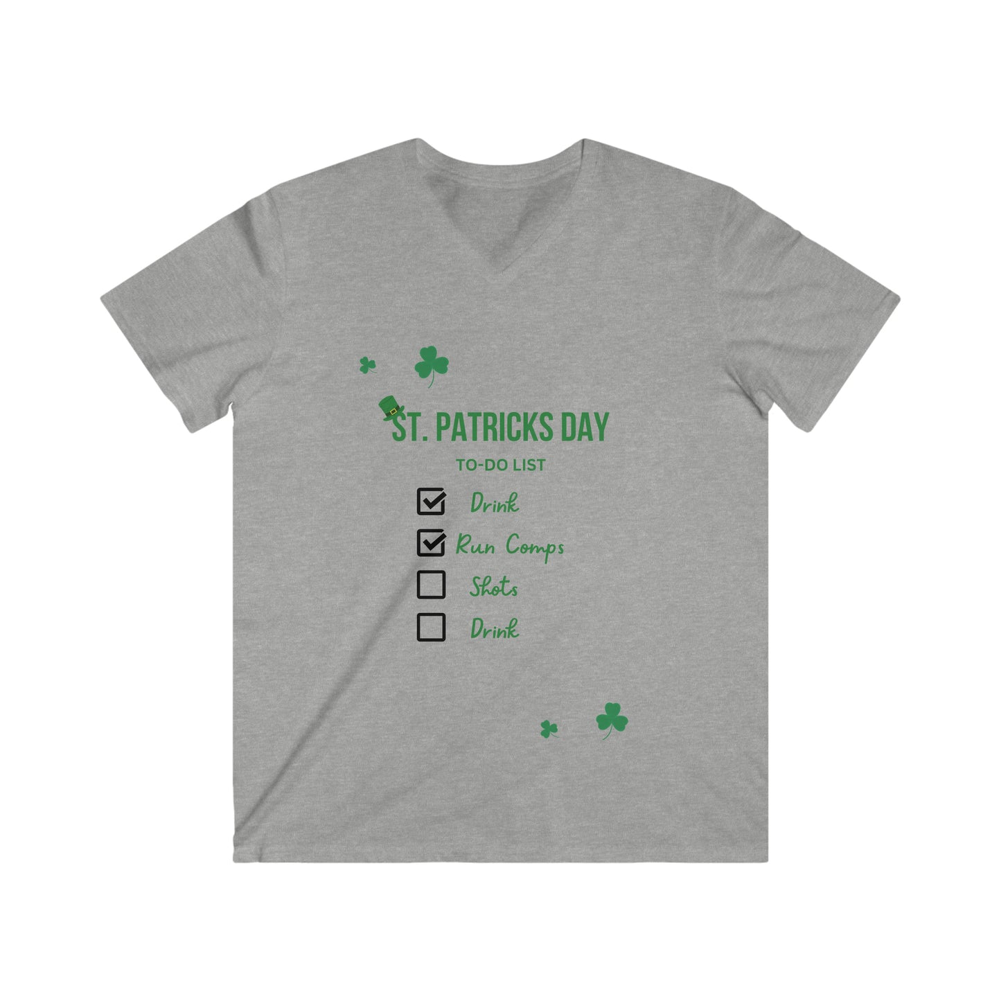 St. Patrick's Realtor Shirt Fitted V-Neck