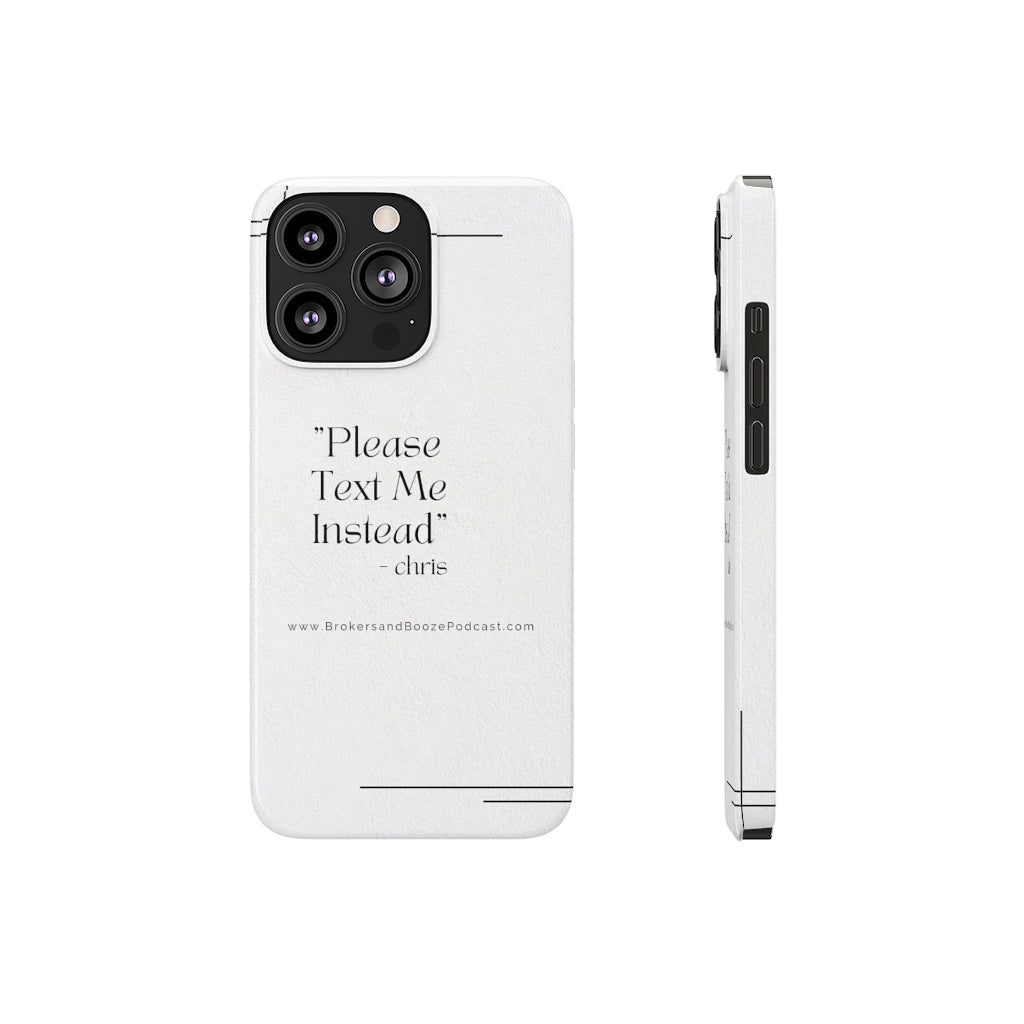 Brokers & Booze Quotes Series Barely There Phone Cases