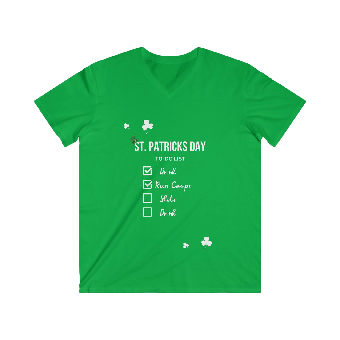 St. Patrick's Realtor Shirt Fitted V-Neck