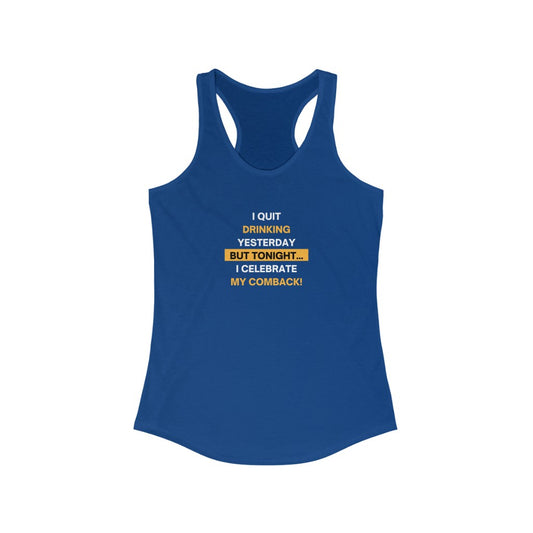 Women's Comeback Racerback Tank