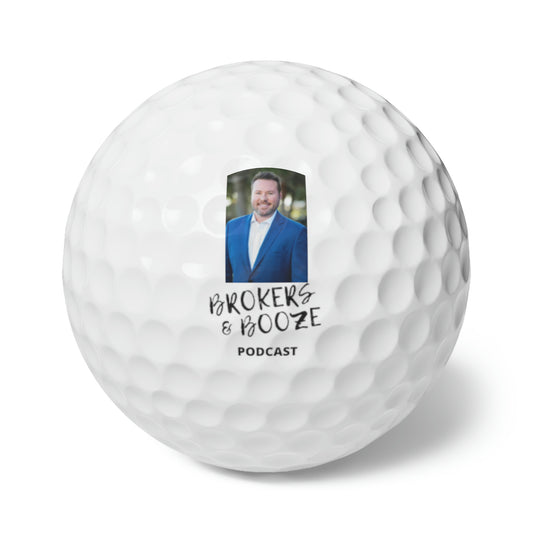 Brokers and Booze Bill Edition Golf Balls, 6pcs