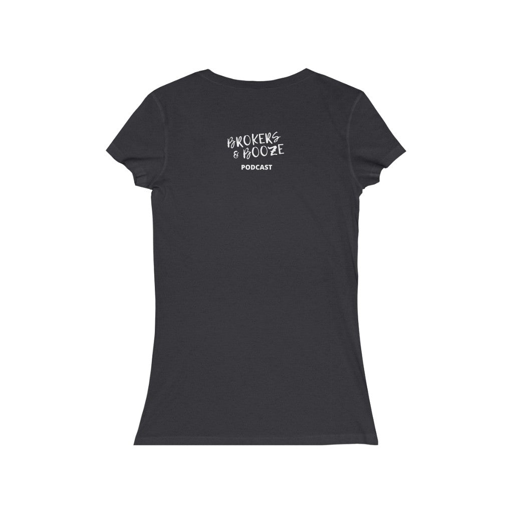 Wine Down Women's V-Neck Tee