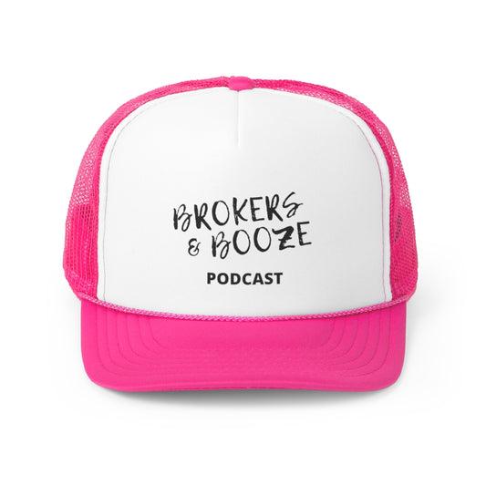 Brokers and Booze Podcast Trucker Caps