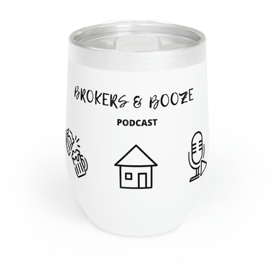 Brokers and Booze Chill Wine Tumbler