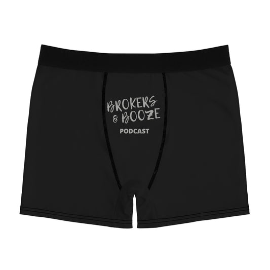 Brokers and Booze Podcast Men's Boxer Briefs
