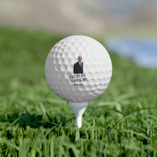 Brokers and Booze Nick Edition Golf Balls, 6pcs