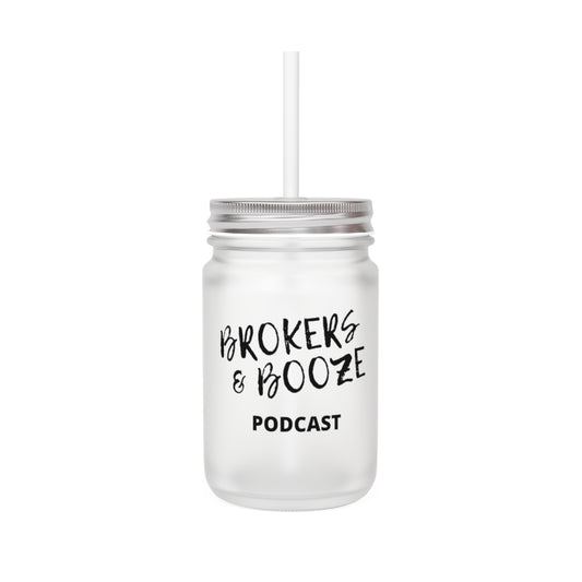 Brokers and Booze Mason Jar