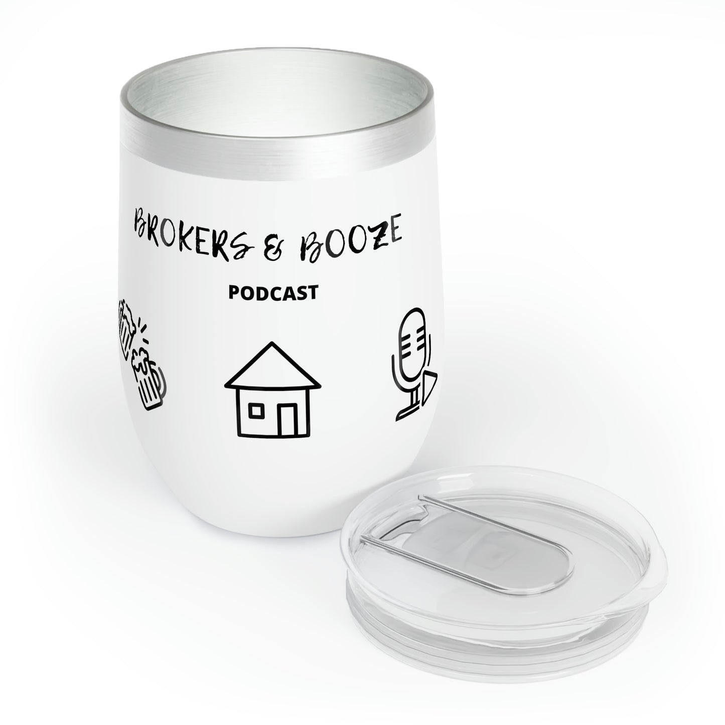 Brokers and Booze Chill Wine Tumbler