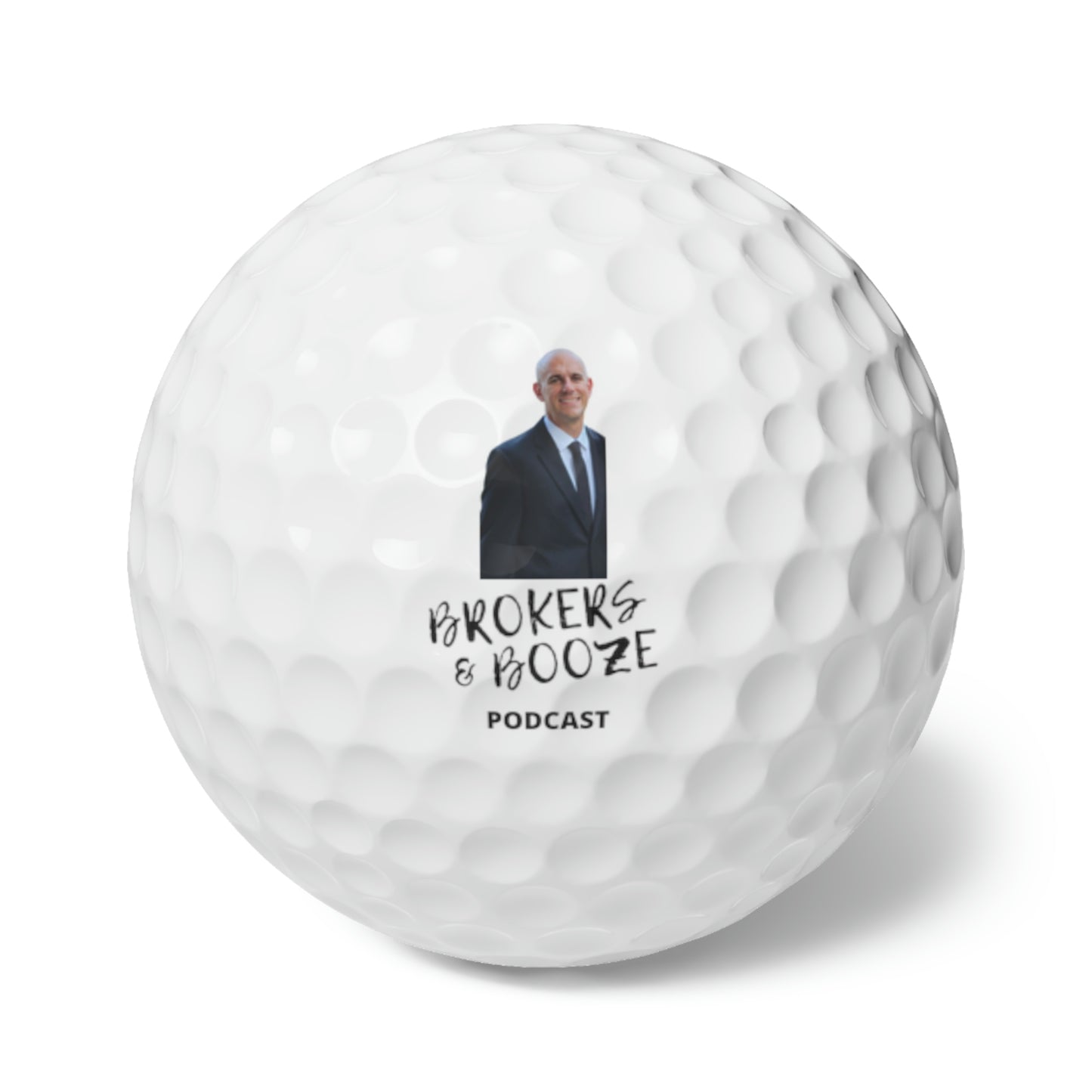 Brokers and Booze Nick Edition Golf Balls, 6pcs