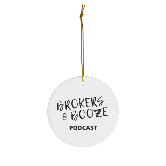 Brokers and Booze Ornament 1