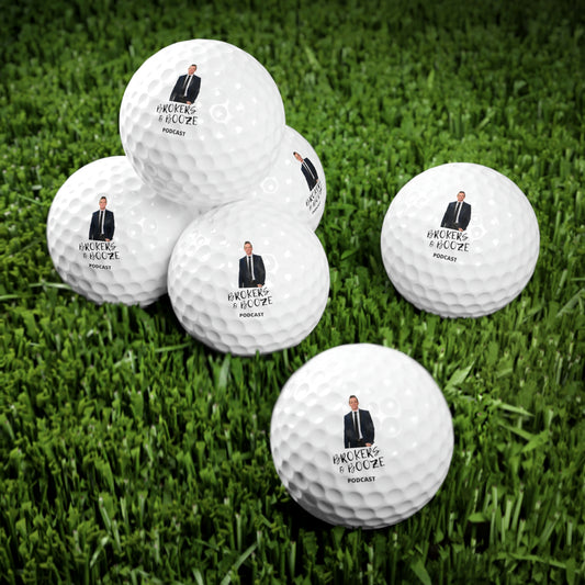 Brokers and Booze Chris Edition Golf Balls, 6pcs