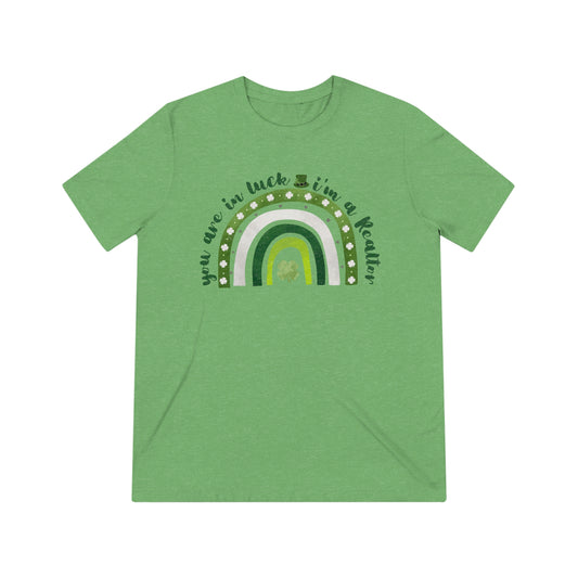 St Pattys Day Luck Triblend Tee